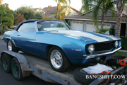 BangShift.com Project Car: The 1969 Camaro Convertible comes home!